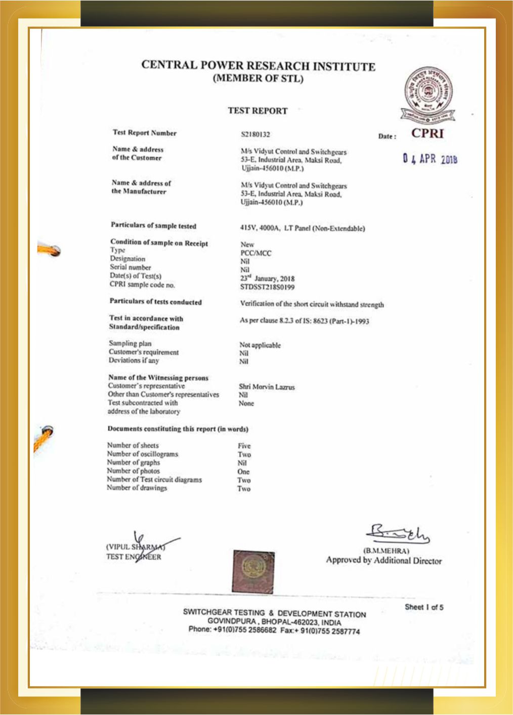 About Us Vidyut Control Switchgears